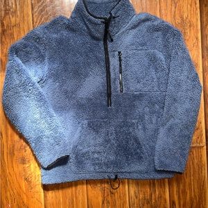 *PINK* TEDDY HALF ZIP UP